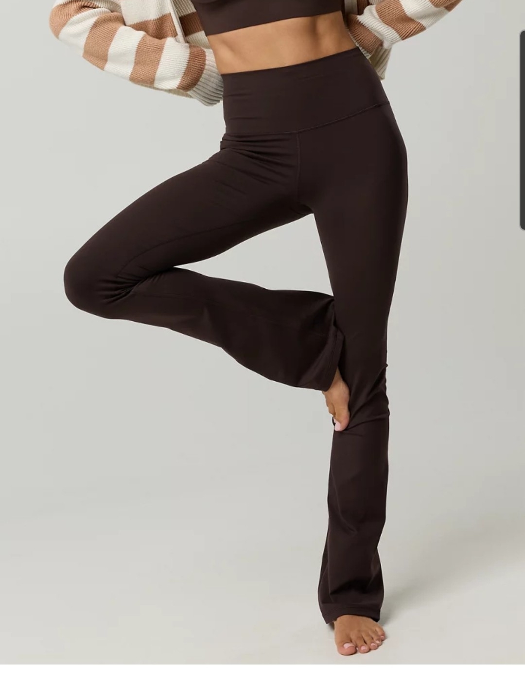 Aerie - The Hugger Bootcut Leggings Deep Earth - M